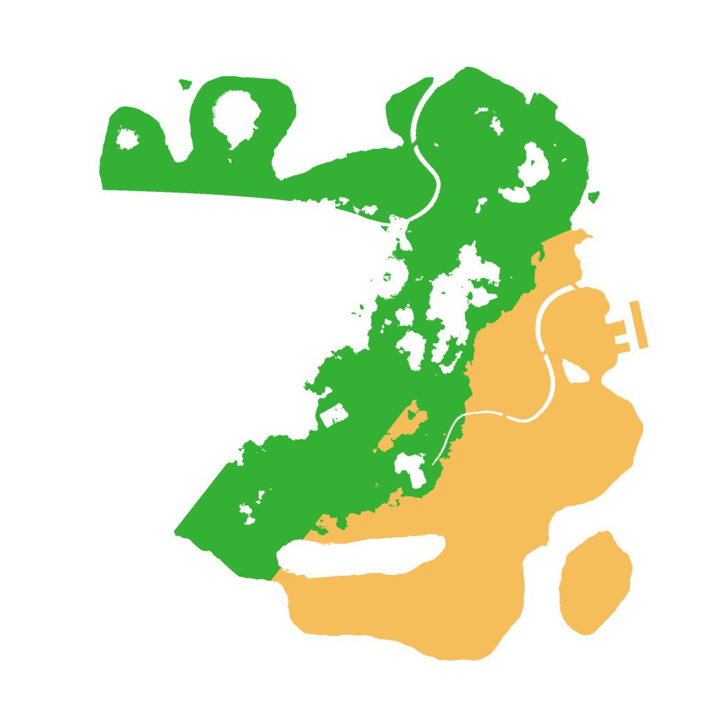 Biome Rust Map: Procedural Map, Size: 3000, Seed: 1674213650