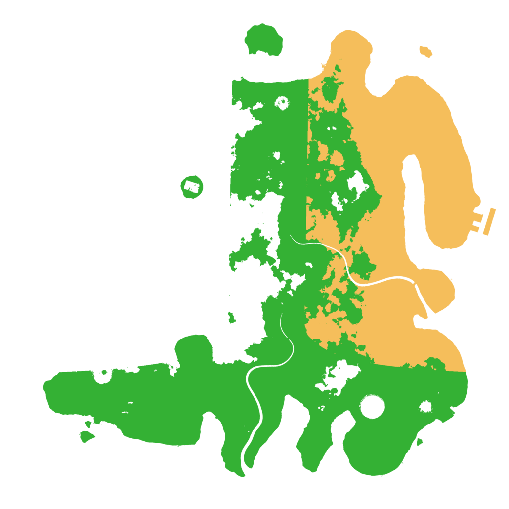 Biome Rust Map: Procedural Map, Size: 3750, Seed: 1069274595