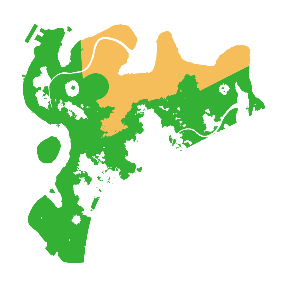 Biome Rust Map: Procedural Map, Size: 3000, Seed: 14427094