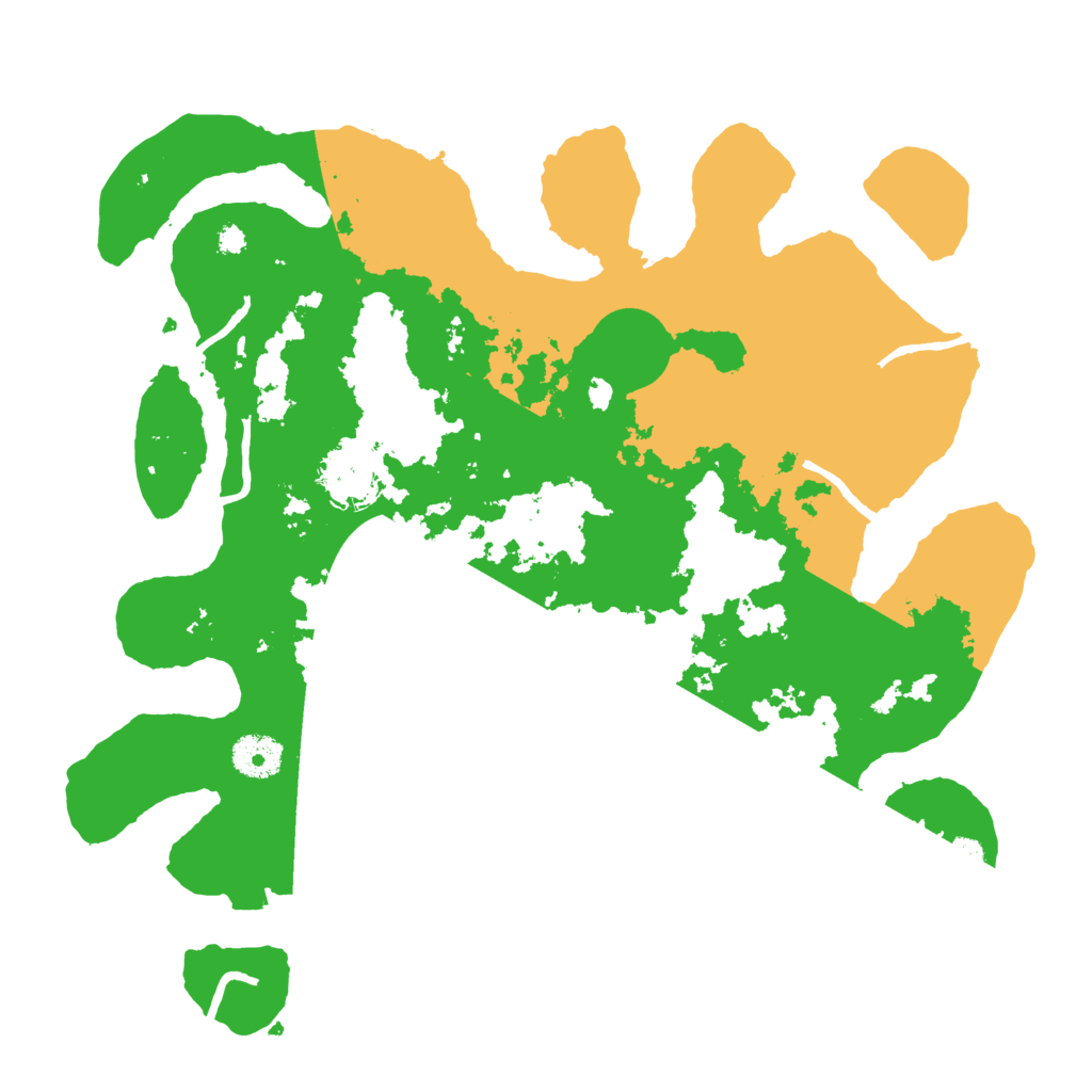 Biome Rust Map: Procedural Map, Size: 3550, Seed: 11100880