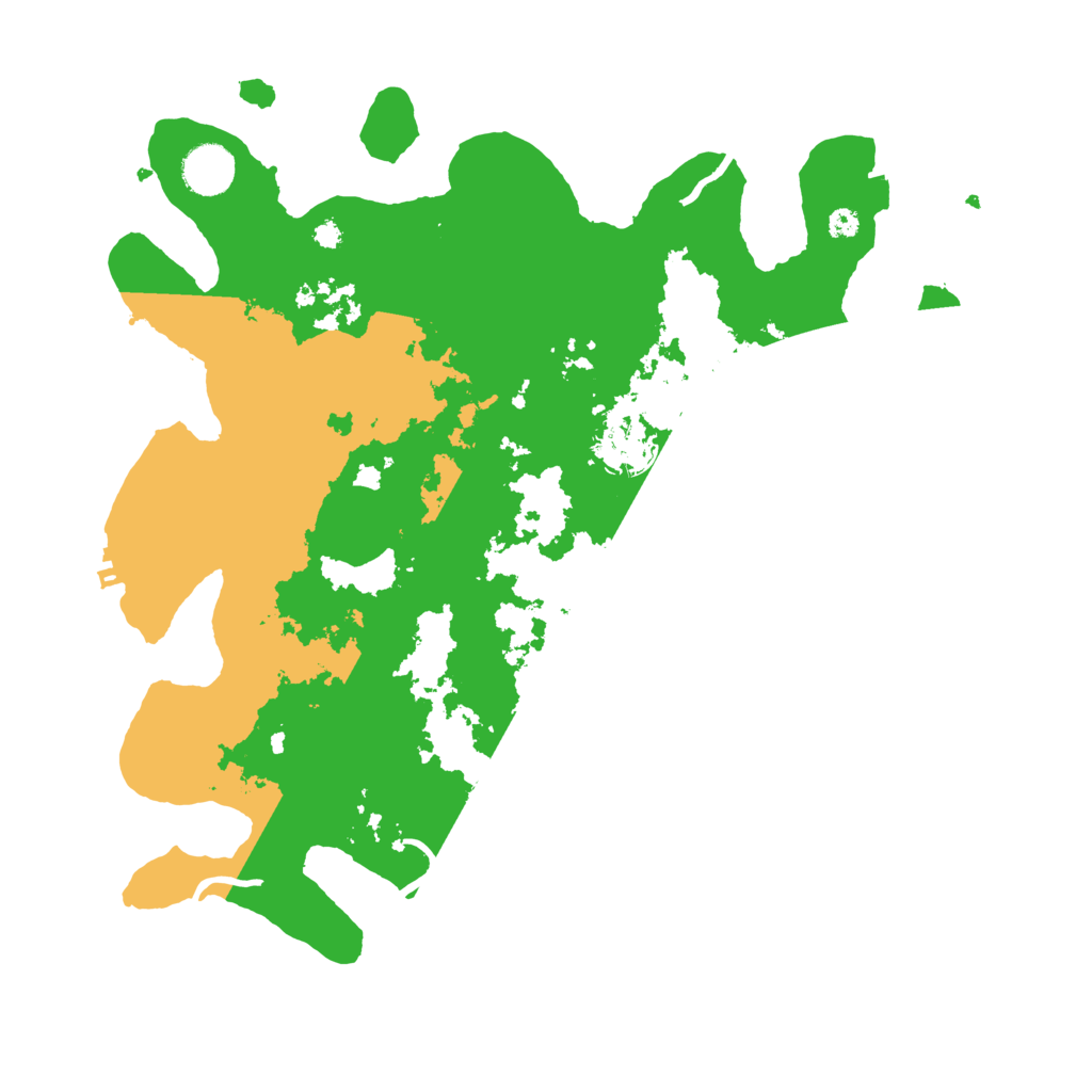 Biome Rust Map: Procedural Map, Size: 3700, Seed: 6997421