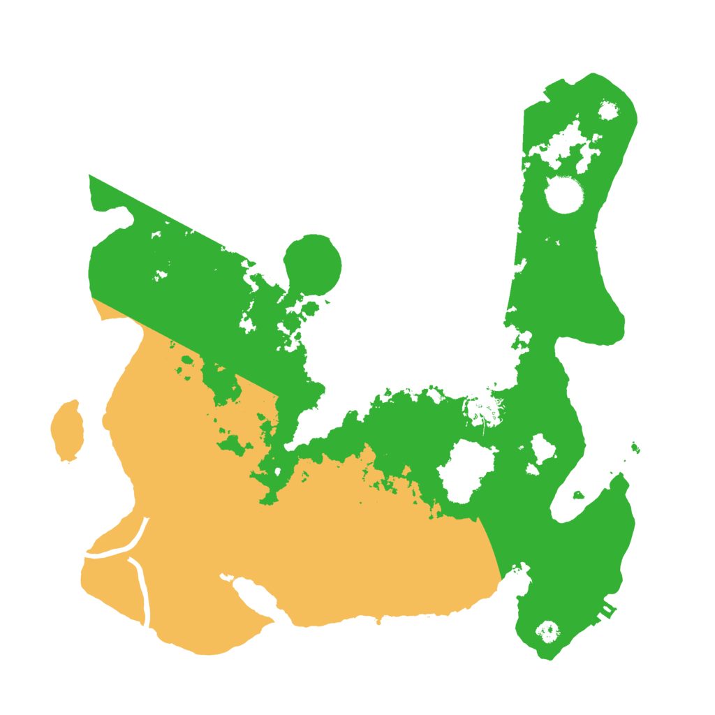 Biome Rust Map: Procedural Map, Size: 3400, Seed: 16717068