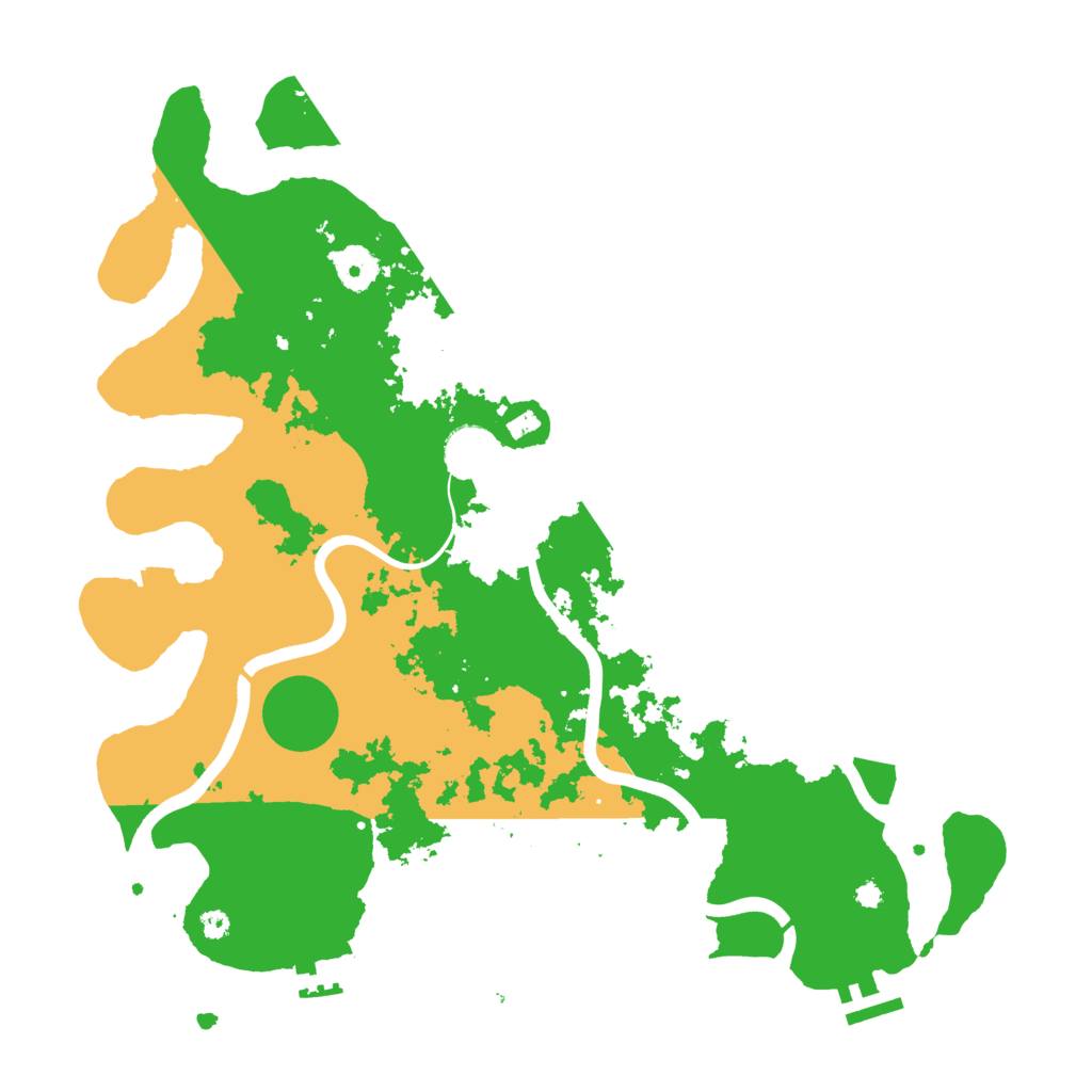 Biome Rust Map: Procedural Map, Size: 3800, Seed: 64602914