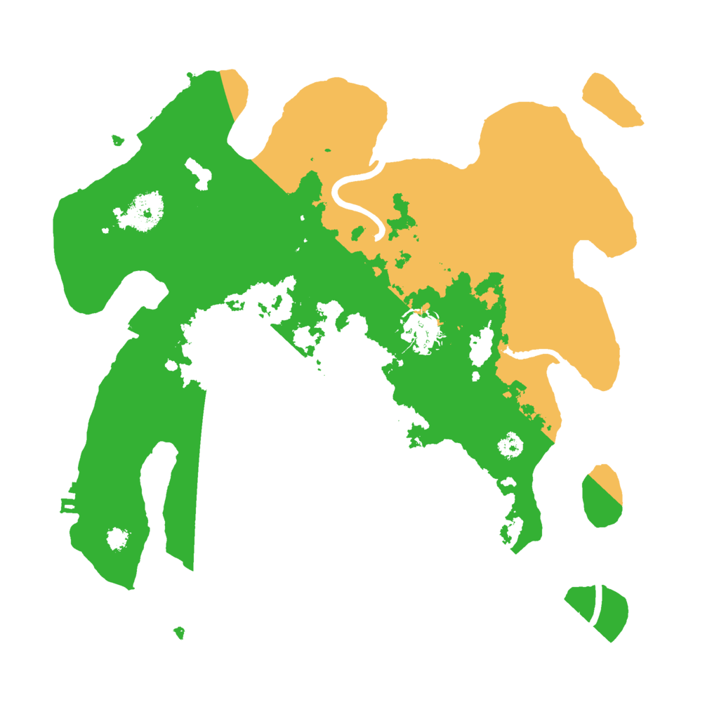 Biome Rust Map: Procedural Map, Size: 3000, Seed: 38763