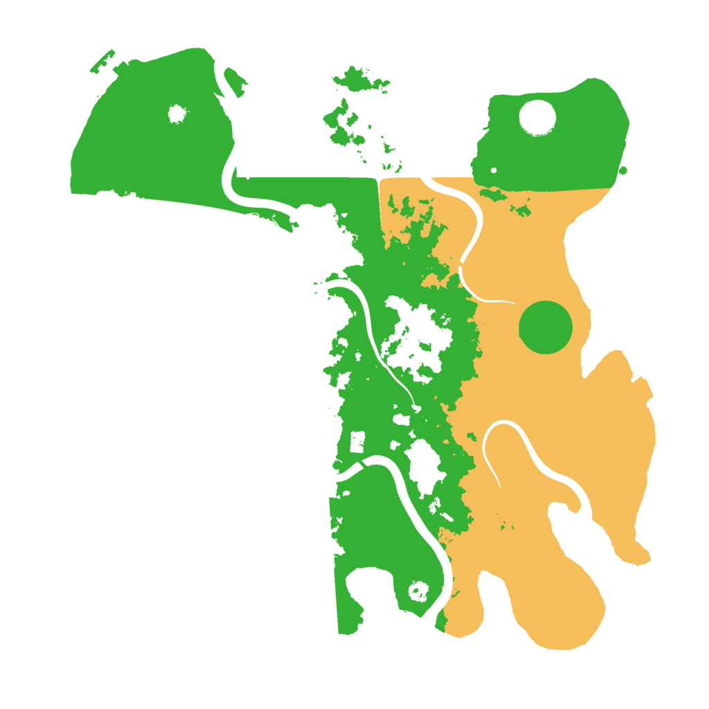 Biome Rust Map: Procedural Map, Size: 3500, Seed: 683836