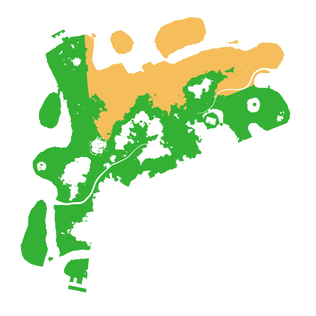 Biome Rust Map: Procedural Map, Size: 3400, Seed: 89524302