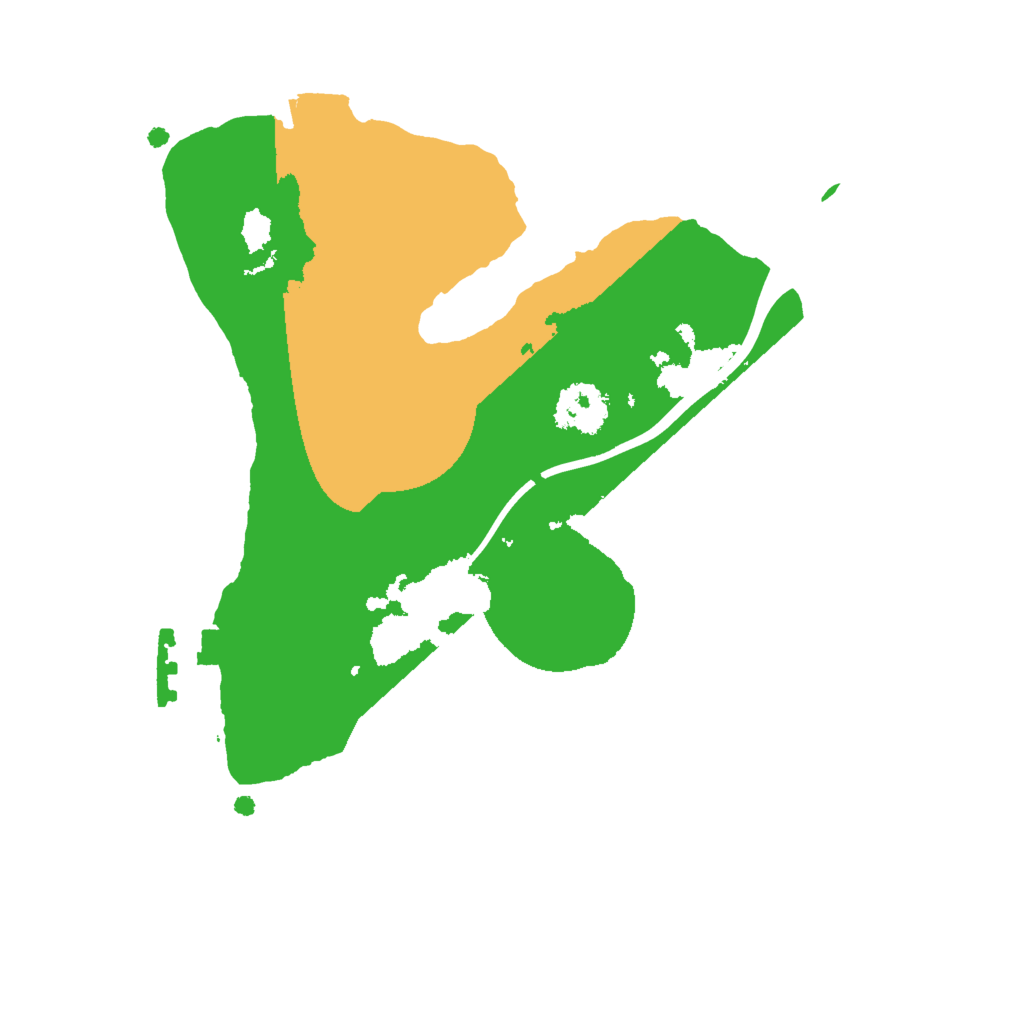 Biome Rust Map: Procedural Map, Size: 2000, Seed: 131315