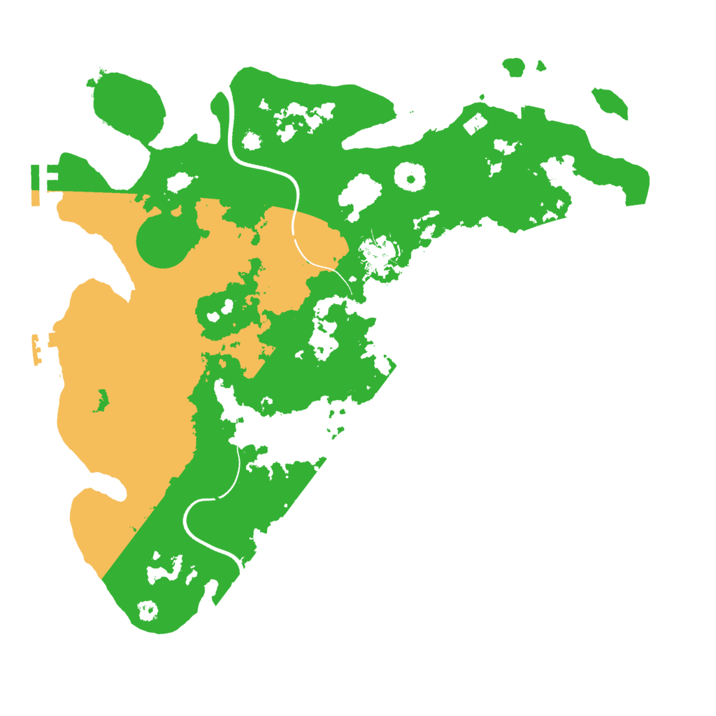 Biome Rust Map: Procedural Map, Size: 3500, Seed: 1313593306