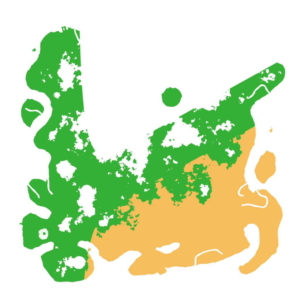 Biome Rust Map: Procedural Map, Size: 4300, Seed: 76324758