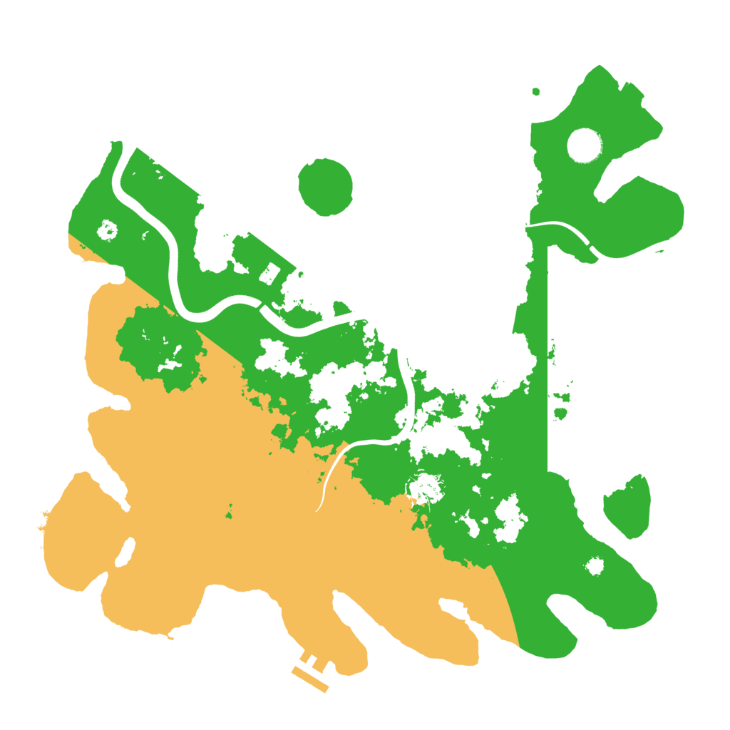 Biome Rust Map: Procedural Map, Size: 3700, Seed: 360862397