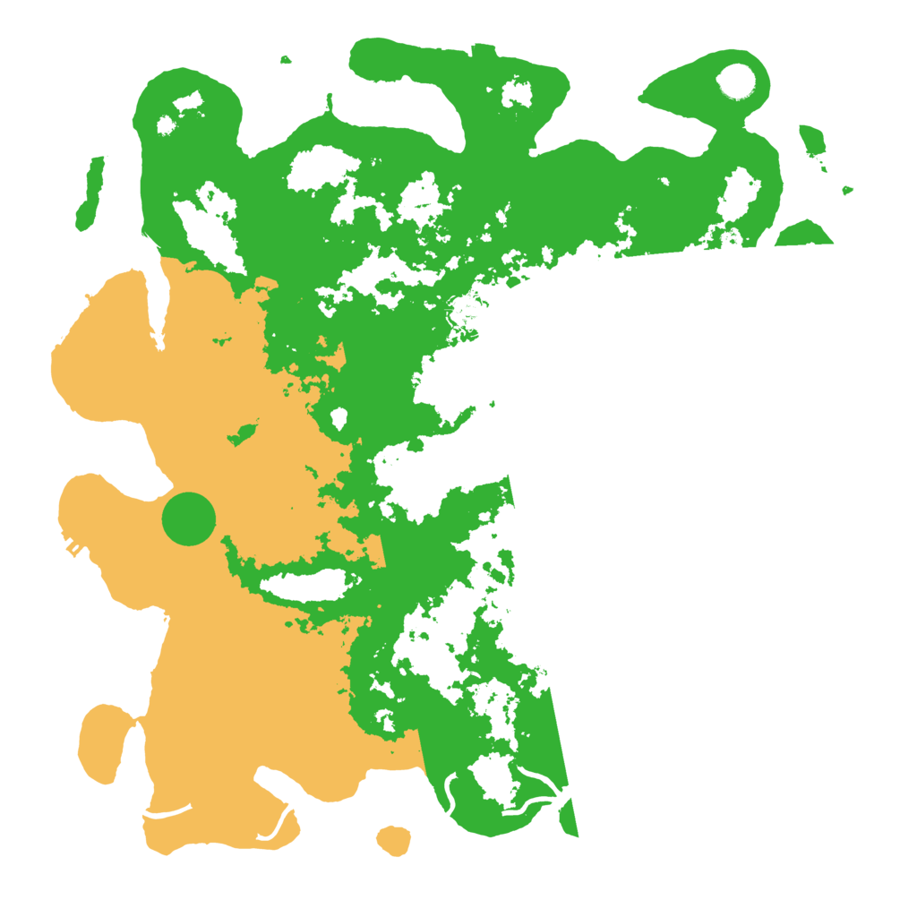 Biome Rust Map: Procedural Map, Size: 4500, Seed: 54565442
