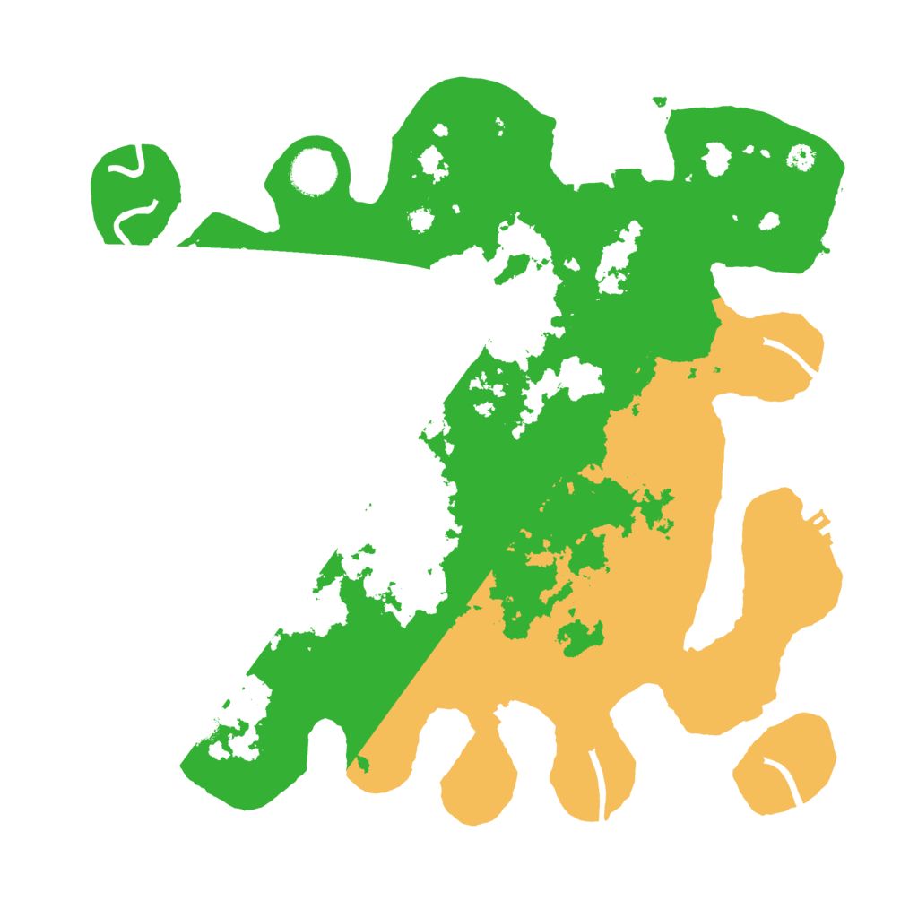 Biome Rust Map: Procedural Map, Size: 3500, Seed: 621621