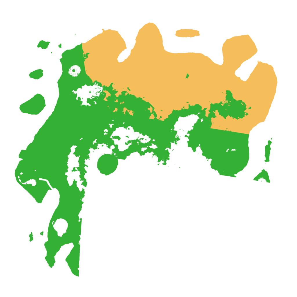 Biome Rust Map: Procedural Map, Size: 3900, Seed: 60400114