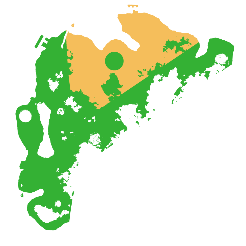 Biome Rust Map: Procedural Map, Size: 3500, Seed: 420126924
