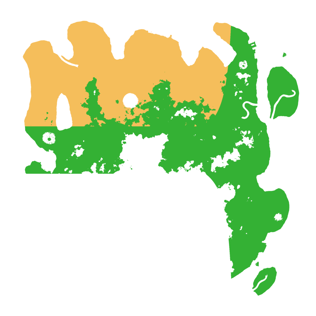 Biome Rust Map: Procedural Map, Size: 3800, Seed: 234135