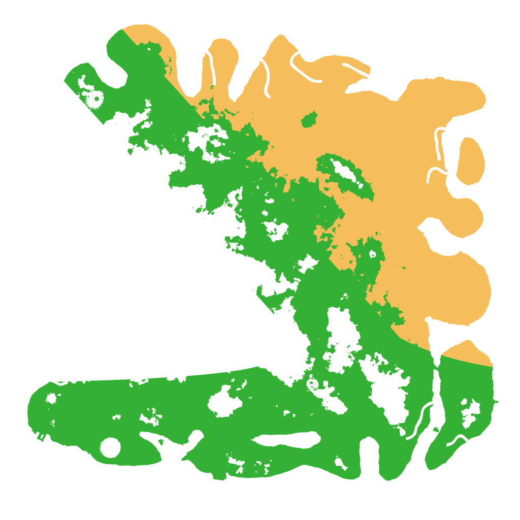 Biome Rust Map: Procedural Map, Size: 4500, Seed: 3958495
