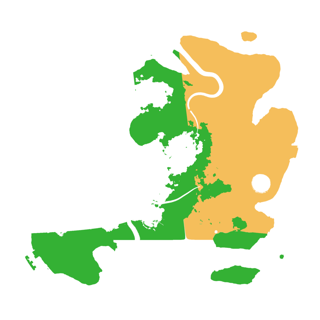 Biome Rust Map: Procedural Map, Size: 3000, Seed: 725907351