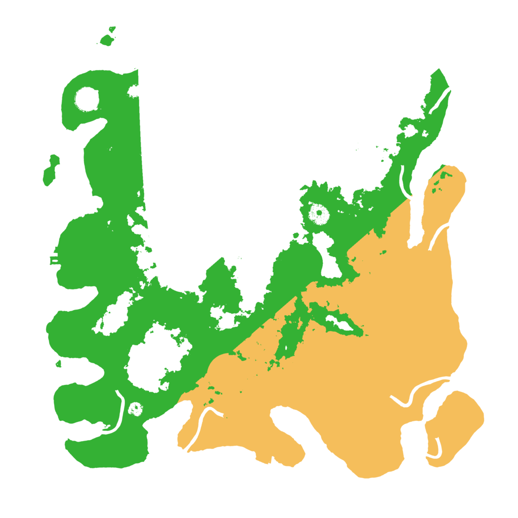 Biome Rust Map: Procedural Map, Size: 3800, Seed: 65374358