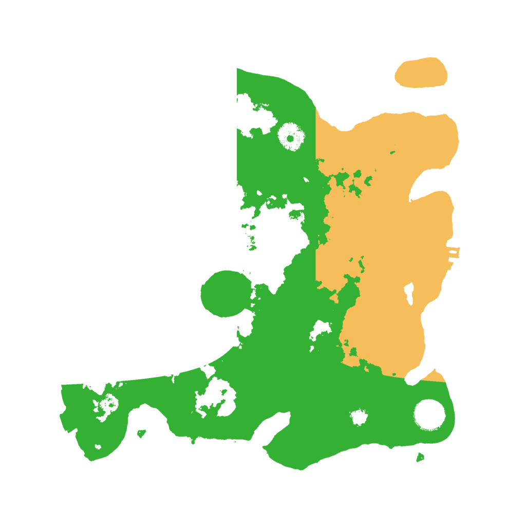 Biome Rust Map: Procedural Map, Size: 3000, Seed: 4352645