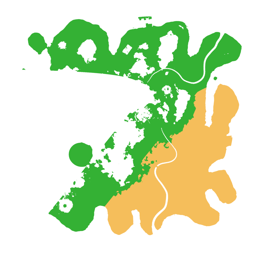 Biome Rust Map: Procedural Map, Size: 3000, Seed: 1081753987