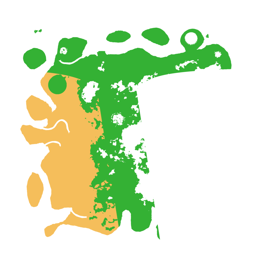 Biome Rust Map: Procedural Map, Size: 3700, Seed: 5487540