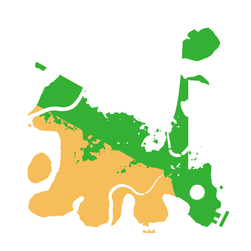 Biome Rust Map: Procedural Map, Size: 3000, Seed: 9248382