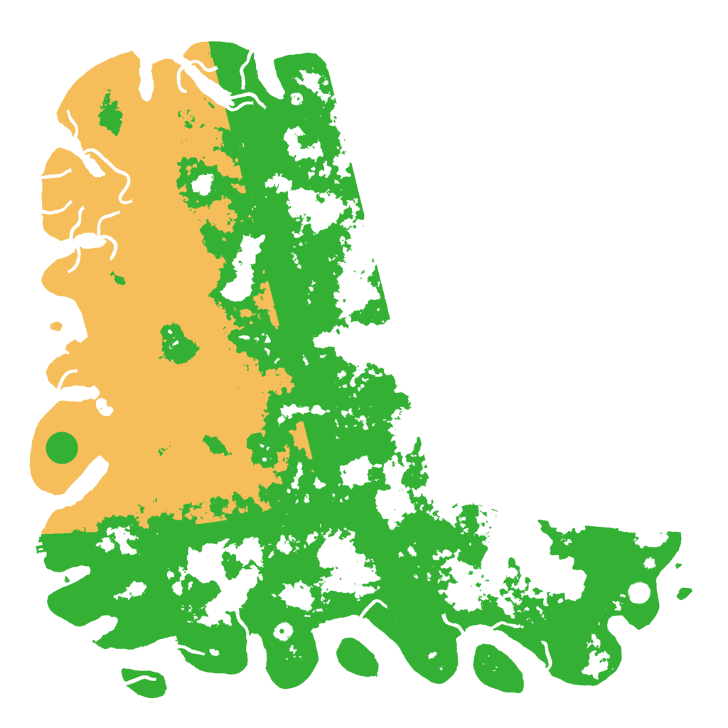 Biome Rust Map: Procedural Map, Size: 6000, Seed: 1438221277