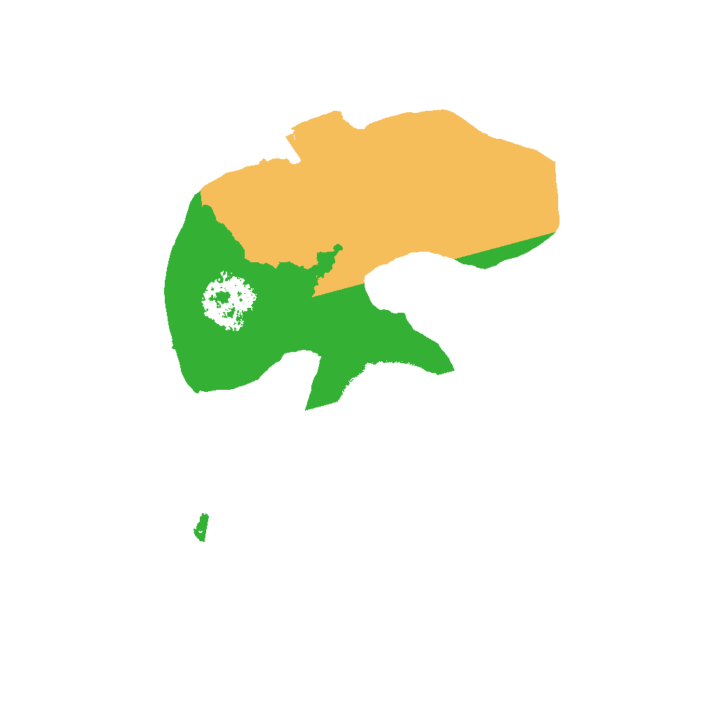 Biome Rust Map: Procedural Map, Size: 1400, Seed: 2023