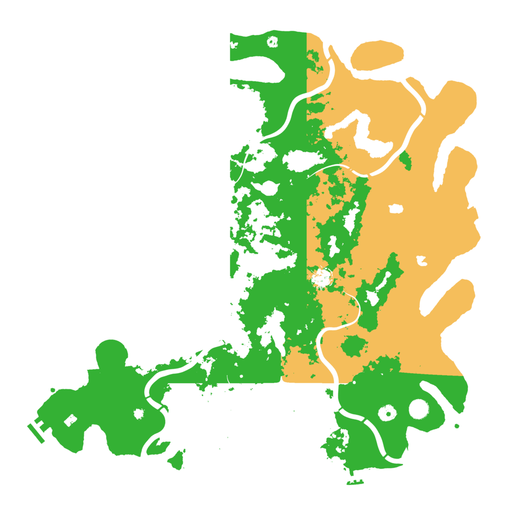 Biome Rust Map: Procedural Map, Size: 4500, Seed: 4352645