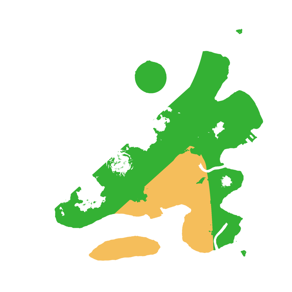 Biome Rust Map: Procedural Map, Size: 2500, Seed: 1016300255