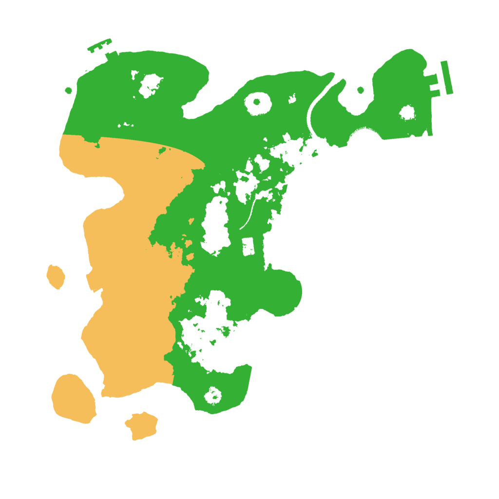 Biome Rust Map: Procedural Map, Size: 3000, Seed: 2462097