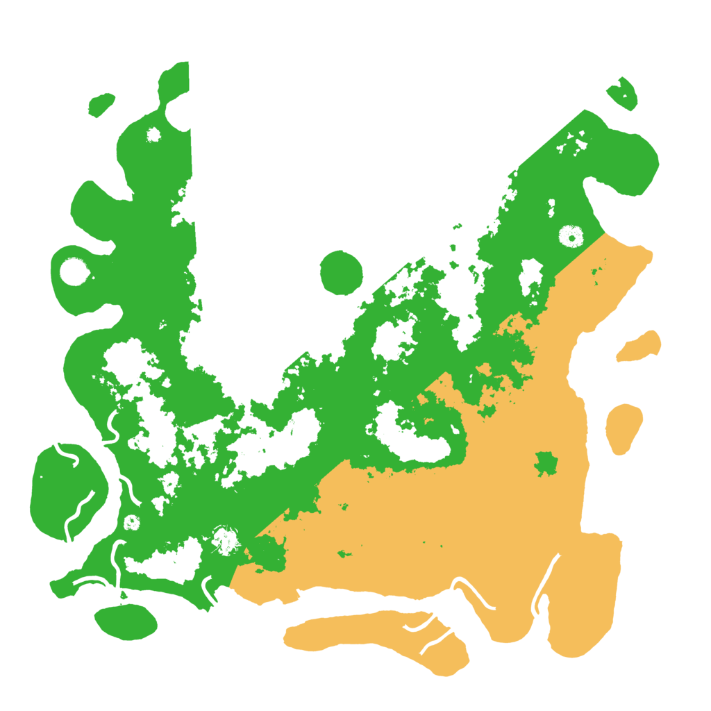 Biome Rust Map: Procedural Map, Size: 4500, Seed: 672750