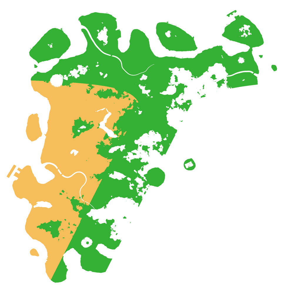 Biome Rust Map: Procedural Map, Size: 4300, Seed: 79625978