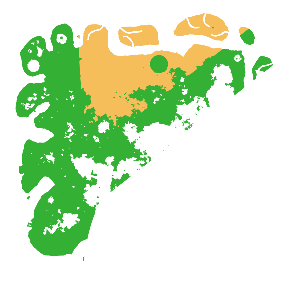 Biome Rust Map: Procedural Map, Size: 4300, Seed: 86651946