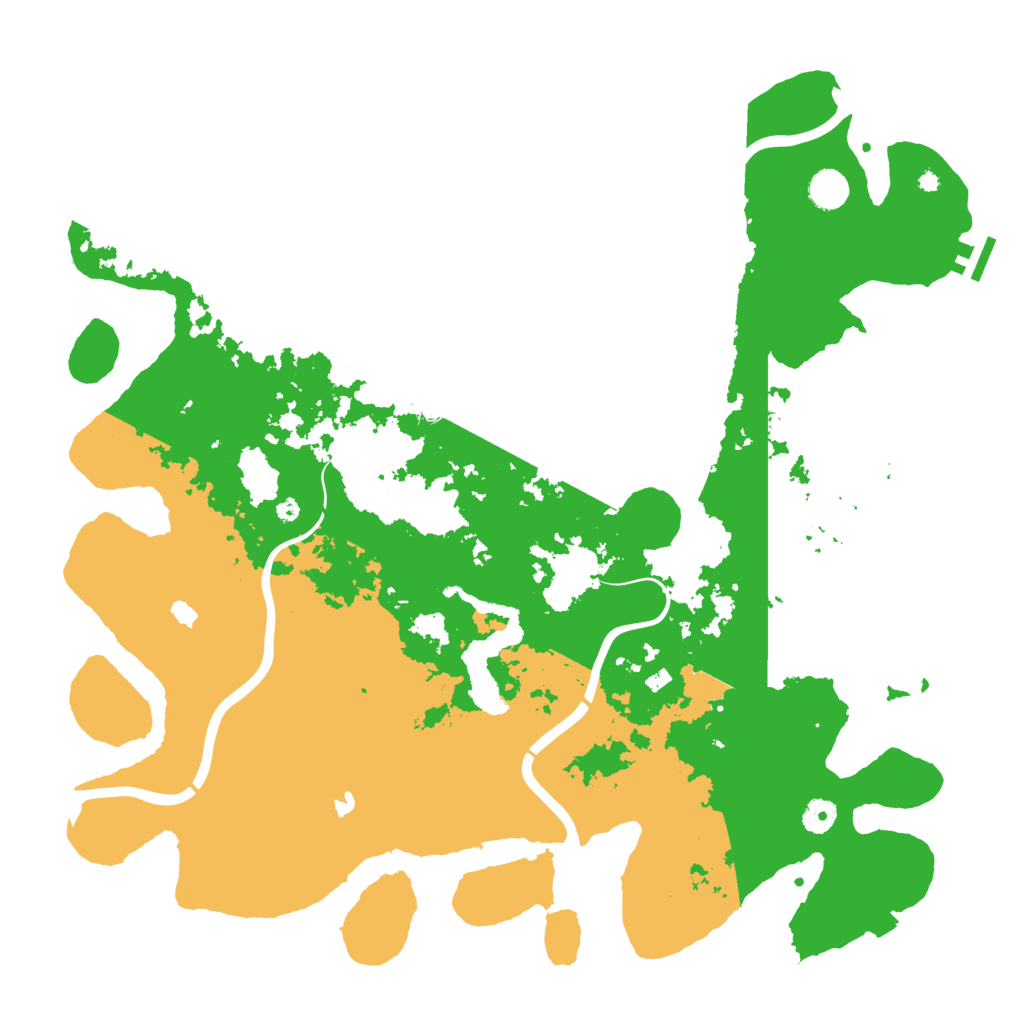 Biome Rust Map: Procedural Map, Size: 4500, Seed: 1961974102