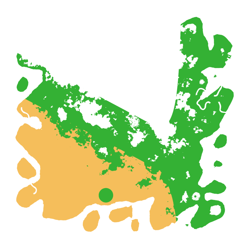 Biome Rust Map: Procedural Map, Size: 4500, Seed: 1961974102