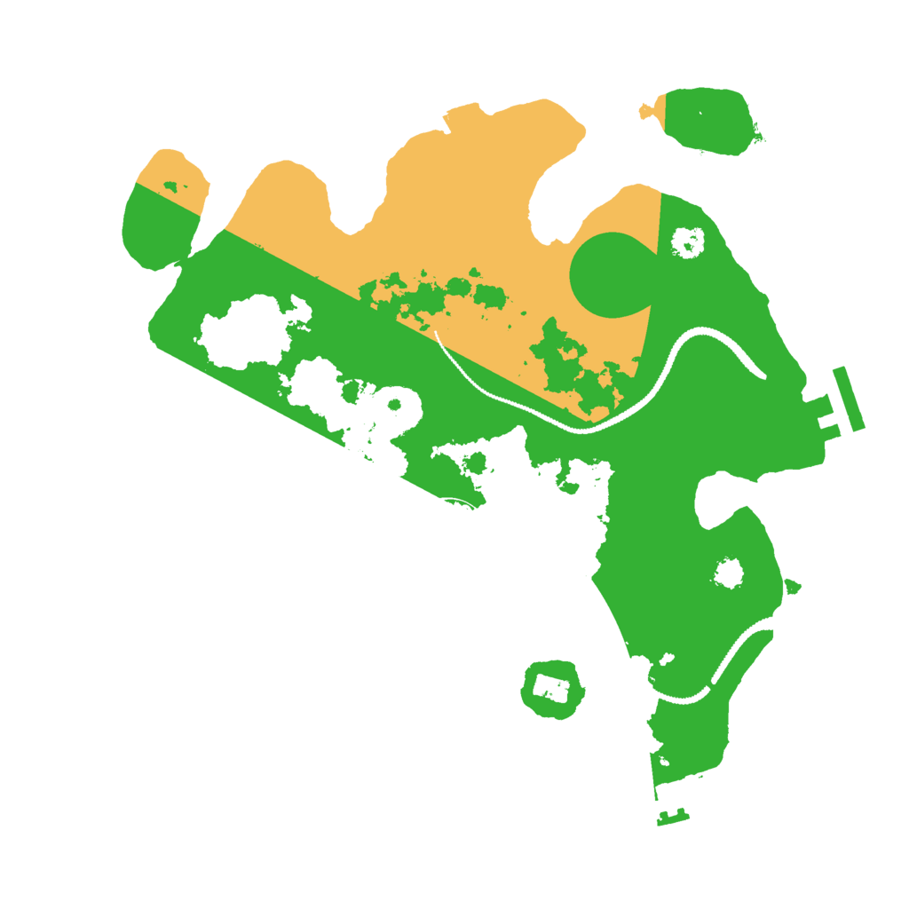 Biome Rust Map: Procedural Map, Size: 2800, Seed: 813133521