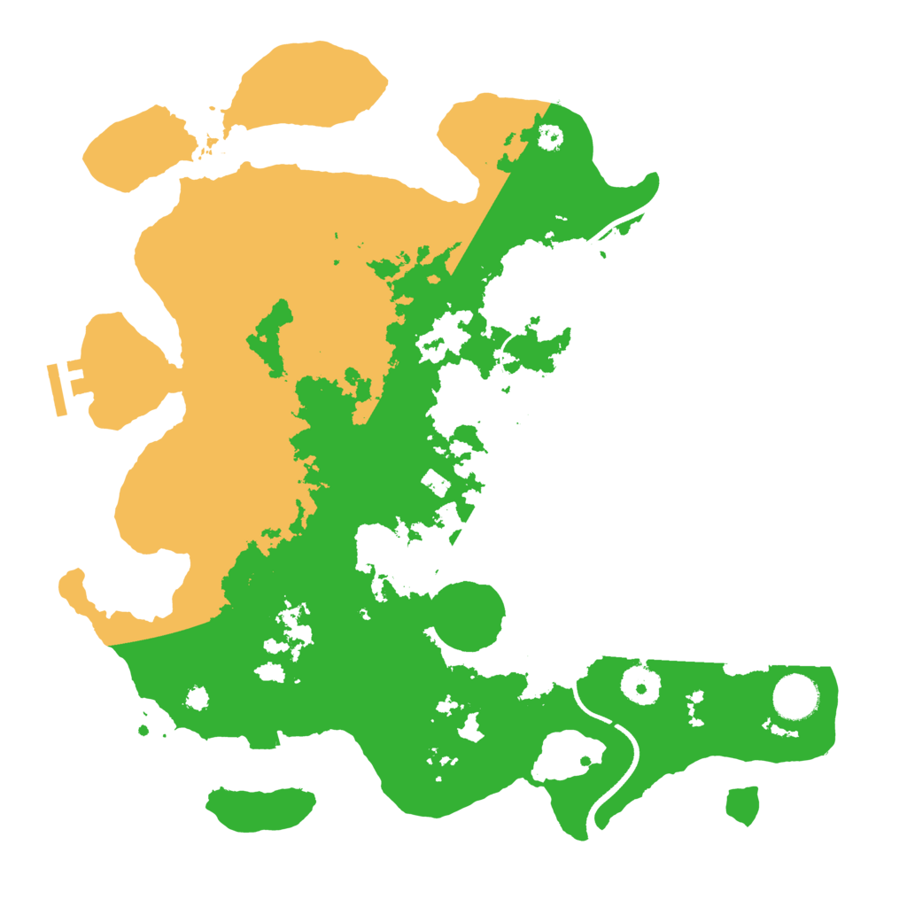 Biome Rust Map: Procedural Map, Size: 3500, Seed: 1740220727