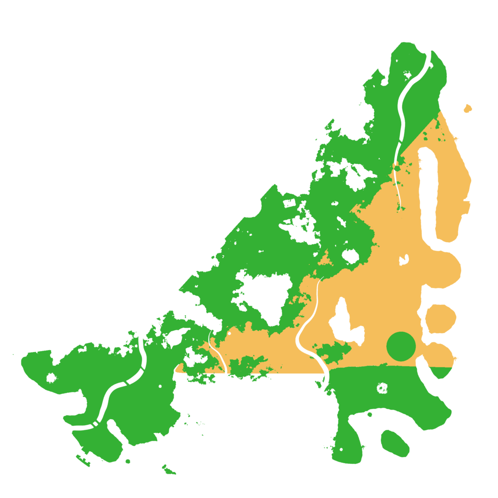 Biome Rust Map: Procedural Map, Size: 4500, Seed: 167592949