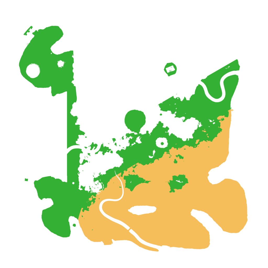 Biome Rust Map: Procedural Map, Size: 3500, Seed: 1012419518