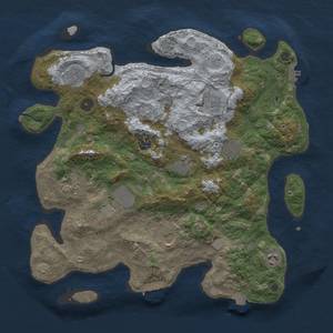 Thumbnail Rust Map: Procedural Map, Size: 3850, Seed: 49441887, 18 Monuments