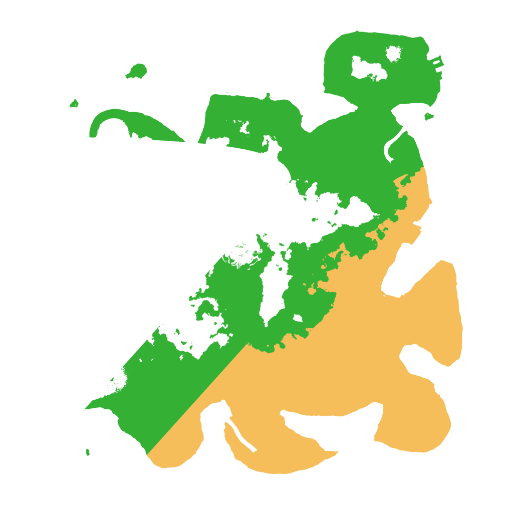 Biome Rust Map: Procedural Map, Size: 3000, Seed: 965868550