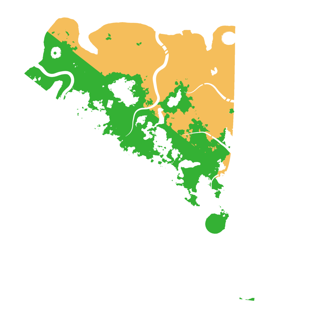 Biome Rust Map: Procedural Map, Size: 4300, Seed: 622335597