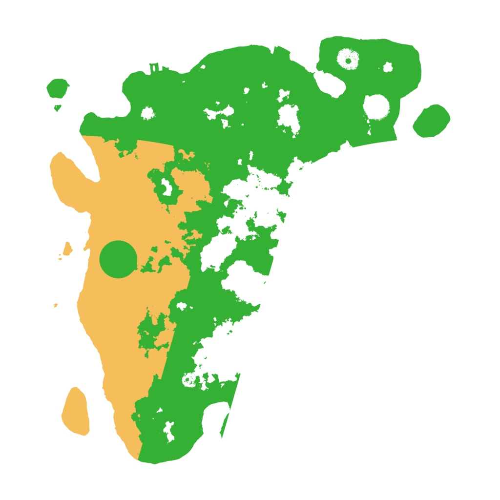 Biome Rust Map: Procedural Map, Size: 3500, Seed: 540817207
