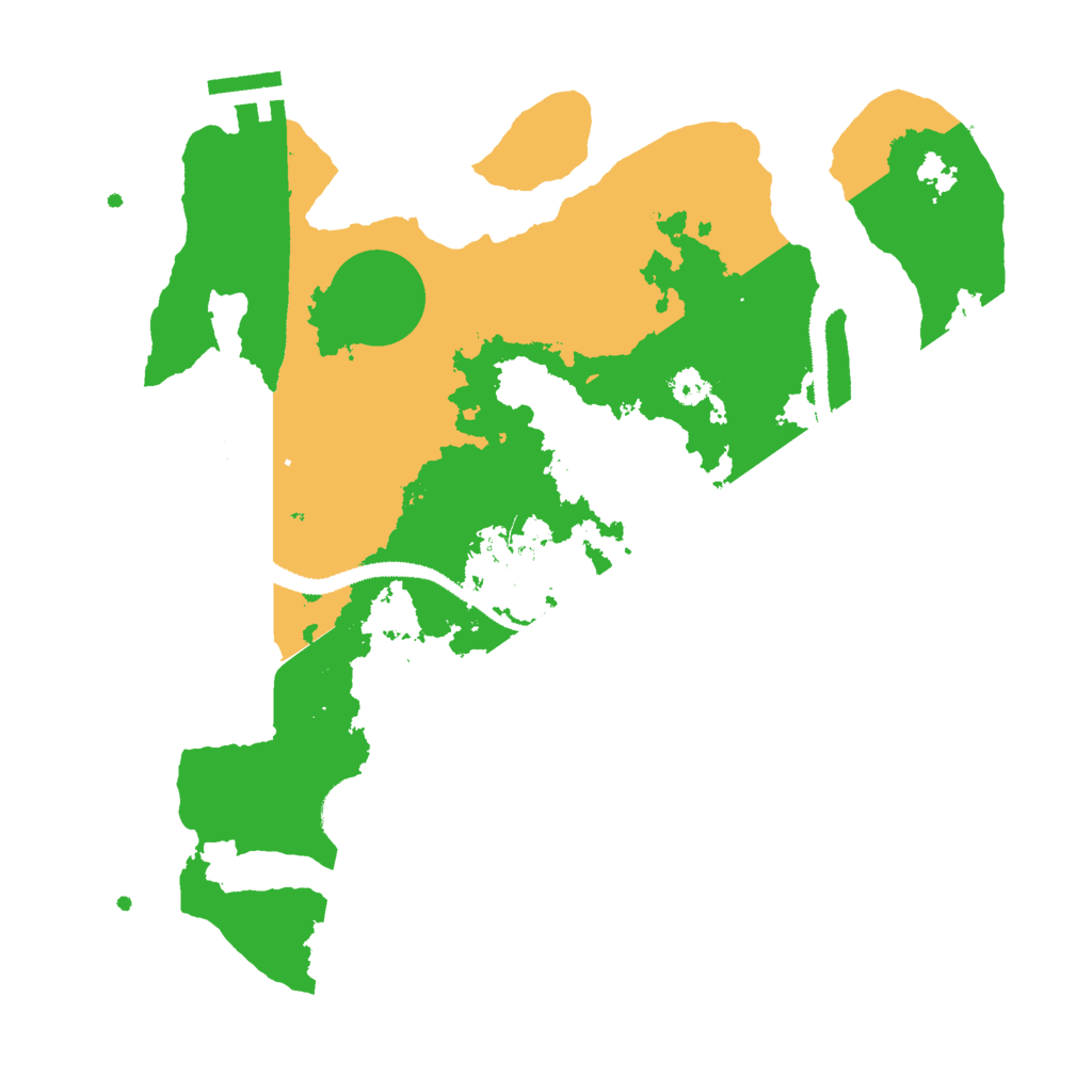 Biome Rust Map: Procedural Map, Size: 3000, Seed: 27258