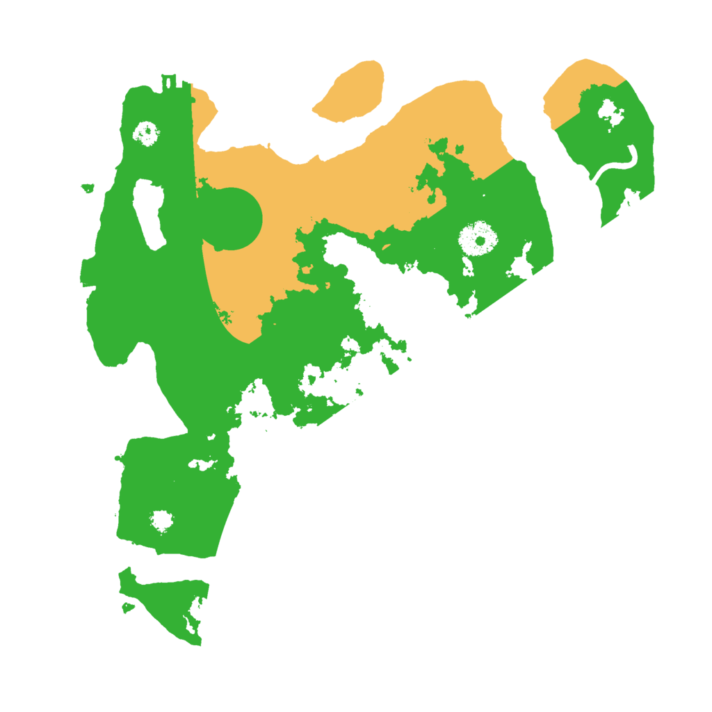 Biome Rust Map: Procedural Map, Size: 3000, Seed: 27258