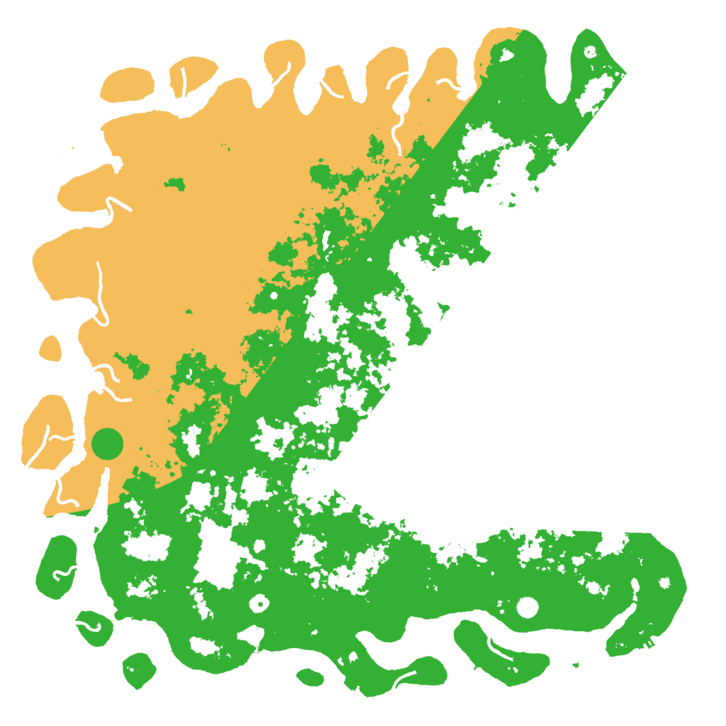 Biome Rust Map: Procedural Map, Size: 6000, Seed: 1594782061