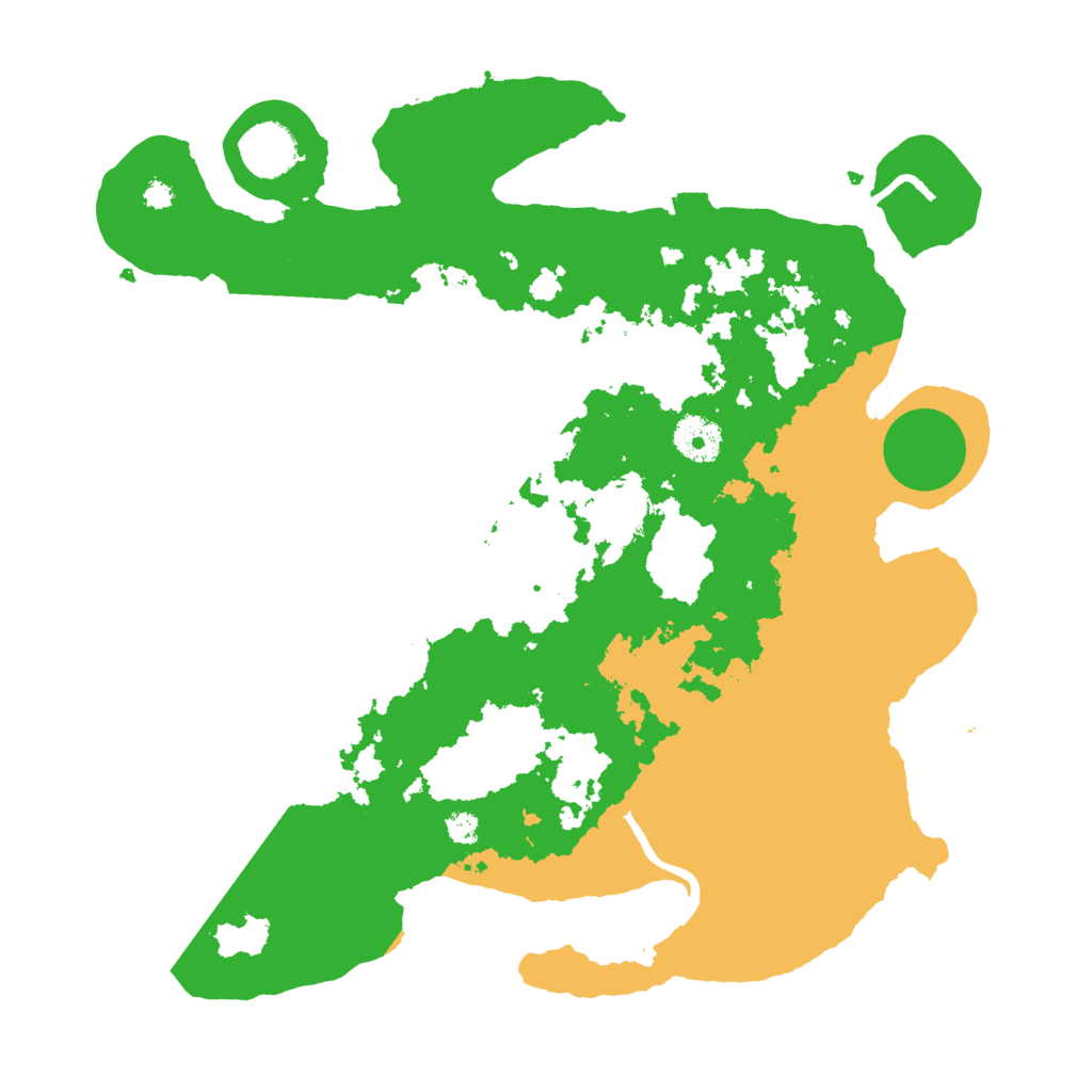 Biome Rust Map: Procedural Map, Size: 3500, Seed: 879980702