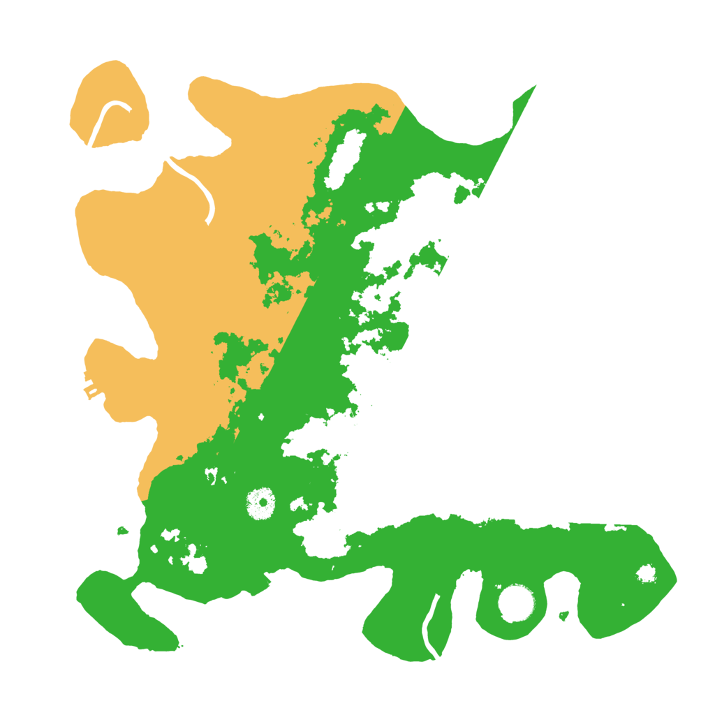 Biome Rust Map: Procedural Map, Size: 3500, Seed: 451511611