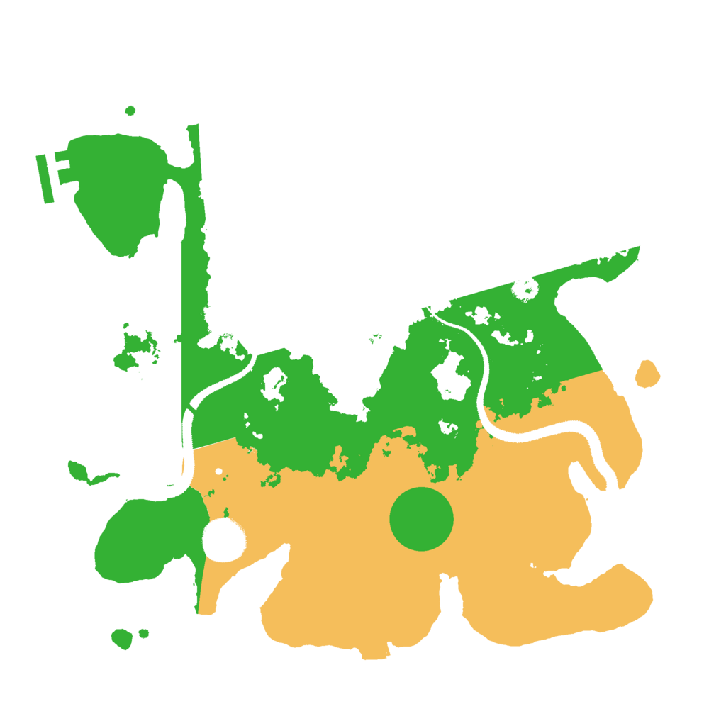 Biome Rust Map: Procedural Map, Size: 3000, Seed: 1115808412